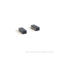 Conector hembra de paso de 2,54 mm de una sola fila 3P